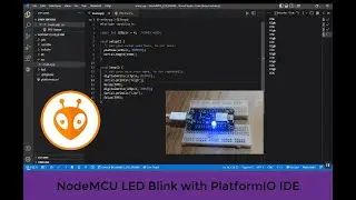 NodeMCU LED blink with PlatformIO