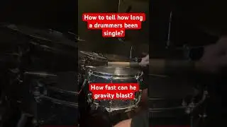 How fast can you gravity blast? #doublebass #drummer #metalcore #heeltoe #meshuggah #alexterrible
