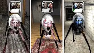 Angelene Spider Mom Inside Granny House in Granny 1 2 3 All Remake Full Gameplay - Granny New Update