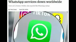 News Alert!!!! WhatsApp is down worldwide and stuck on connecting | Read Description For News