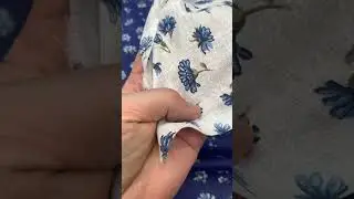 Васильки на хлопке : видеообзор