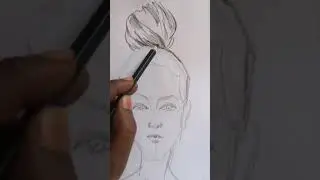 Girl Face sketch     #Indianbeauty   #hanuman #drawing #indianbeautyogger #art