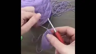 Идеальная резинка крючком/Perfect crocheted elastic band.