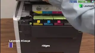Lexmark XC2132  Replacing the toner cartridges