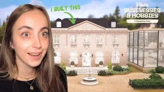 I built the OFFICIAL Sims 4 Businesses & Hobbies lots 👀