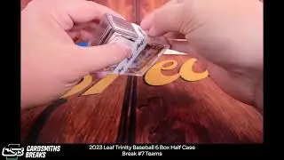 2023 Leaf Trinity Baseball 6 Box Half Case Break #7