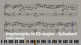 Schubert - Impromptu in E♭ major (op. 90 no. 2) [Sheet Music]