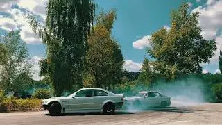 Парный дрифт под музыку. Tandem Drift with Music