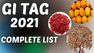 GI Tag 2021 | 2021 GI Tags