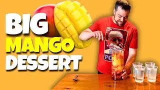 EATING THE BIGGEST MANGONADA DESSERT EVER MADE! 🥭
