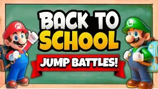 Mario Back to School Jump Battles! | Brain Break | Just Dance | Freeze Dance | Danny Go Noodle