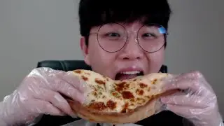 피자마루 1kg 핵폭탄 치즈피자!!. 1kg Cheese Pizza Mukbang