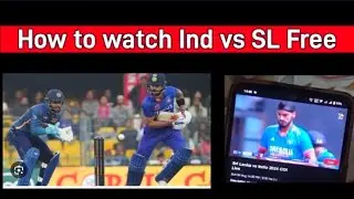 How to watch India vs Srilanka live match free officially