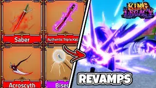 PVP With All REVAMPED Swords! | King Legacy Update 5