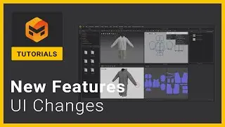 Marvelous Designer 11 New Features: UI Changes