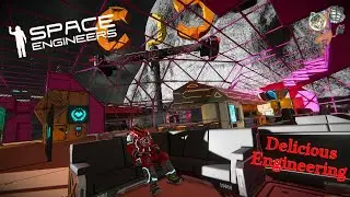 Space Engineers -- New Restaurant & Epiks office  -- E17