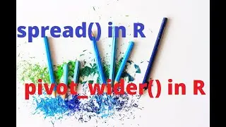 How to use spread function of tidyr package in R?