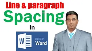 line and paragraph spacing in ms word | line spacing in paragraph | how to add indentation | ms word