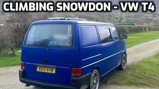 24 Hour Travel - Hike To Snowdon Summit - VW T4 Camper Van Vlog - Conversion #vanlife Campsite