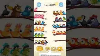 Bird Color Sort Puzzle Level 364 Solution