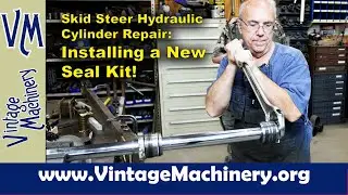 Skid Steer Hydraulic Cylinder Repair: Installing a New Seal Kit