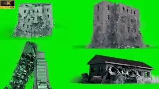 Building Destruction Full 4k Pack   Elements  Green Screen Free Download  HD Pack 2024