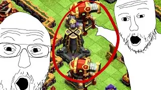 Anti-blimp sup archer base gave warden fireball value 😅 | CoC
