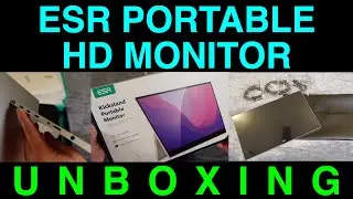 Unboxing ESR Portable Monitor Slim HD External Travel Display
