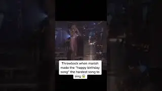 When Mariah Carey made "Happy Birthday" the hardest song to sing #mariahcarey cr:mariahfreakingcarey