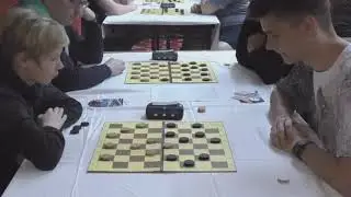 Невероятный прорыв в дамки от гения! Кавалеров - Щукин #шашки