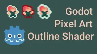 Godot Pixel Art Outline using Shaders