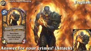 Hearthstone: Bolvar, Fireblood card sounds in 14 languages -Knights of the Frozen Throne -Legendary