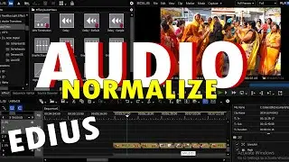 How to normalize audio in Edius //AUDIO NORMALIZE||EDIUS audio setting*family studio creation