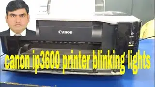 canon ip3600 printer blinking lights