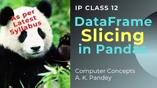 SLICING A DATAFRAME | DATAFRAME SLICE | SLICING TUTORIALS | HOW TO SLICE A DATAFRAME USING ILOC