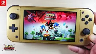 Sonic X Shadow Generations Nintendo Switch Lite Gameplay