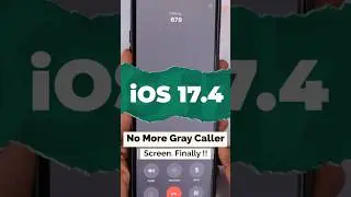 iOS 17 Gray Call Screen Change ❤️ Finally! #iPhone #Tips
