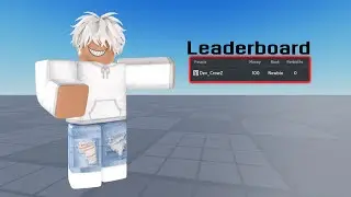 How To Make A Leaderboard In Roblox Studio