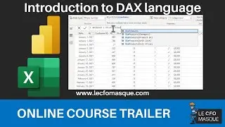 Introduction to DAX language - Online course trailer