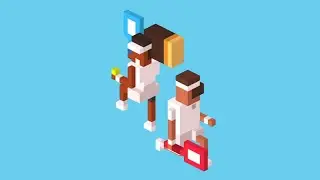 Unlocking The “TENNIS PLAYER” Character From The “PEOPLE” Area, In CROSSY ROAD! 🎾
