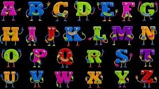 🎵 Fun ABC Alphabet Song for Kids | Learn 3D Letters with Colourful Sensory Visuals 🎶