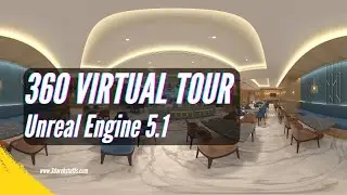 360 Virtual Tour Restaurant Unreal Engine 5.1.