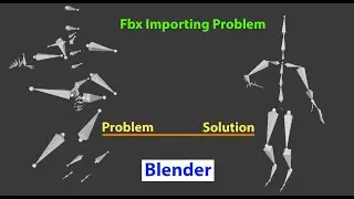 Blender 4.1 - How to  solve Fbx armature animation importing problem in blender