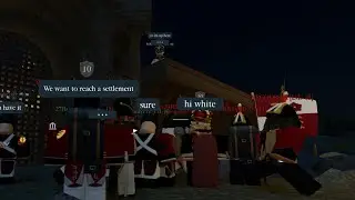 Bringing an army for a friendly talk