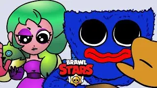 HUGGY WUGGY VS LOLA - BRAWL STARS X POPPY PLAYTIME ANIMATION