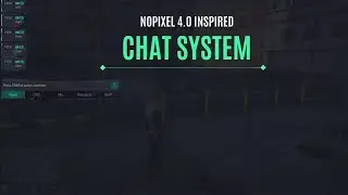FiveM - NoPixel 4.0 Inspired Chat Script | QBCore Script | FiveM Scripts | GTA V
