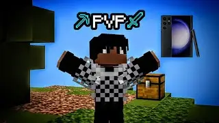 JOGUEI MINECRAFT PVP NO MÓBILE!!!