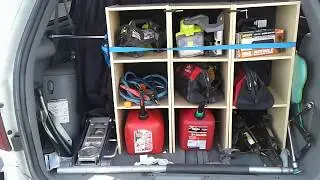 Roadside Assistance/Stealth camper dodge caravan set up