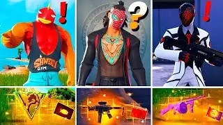 WSZYSCY BOSSOWIE, MITYCZNE BRONIE i LOKACJE SEJFÓW w FORTNITE ROZDZIAŁ 4 SEZON 4