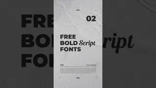 Free Bold Script Fonts